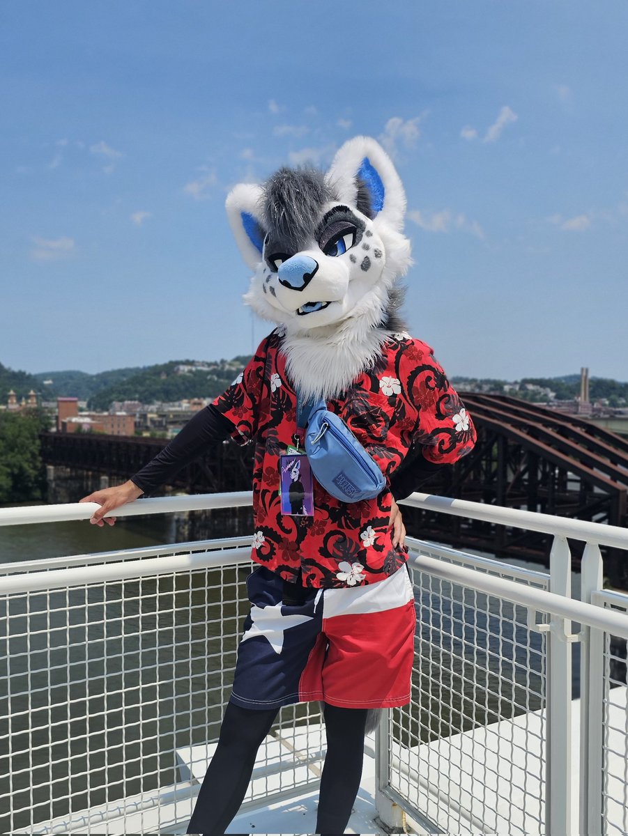 Fourth of July but fruity ♥️🤍💙 #ac2025 #Anthrocon