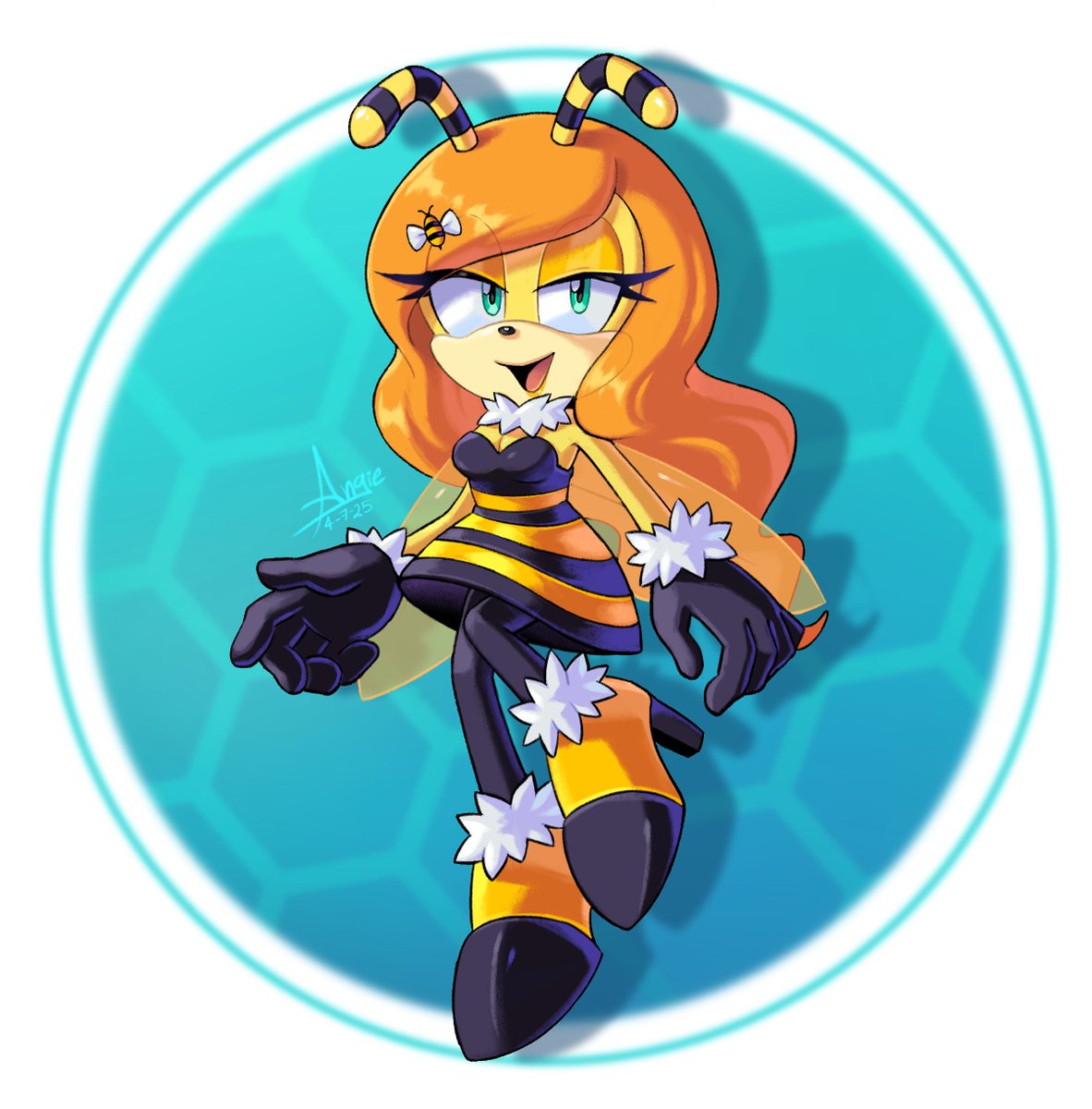 Angiethecat's tweet image. Aliné the bee🐝Commission
#sonic #SonicTheHedgehog #fanart #sonicfanart