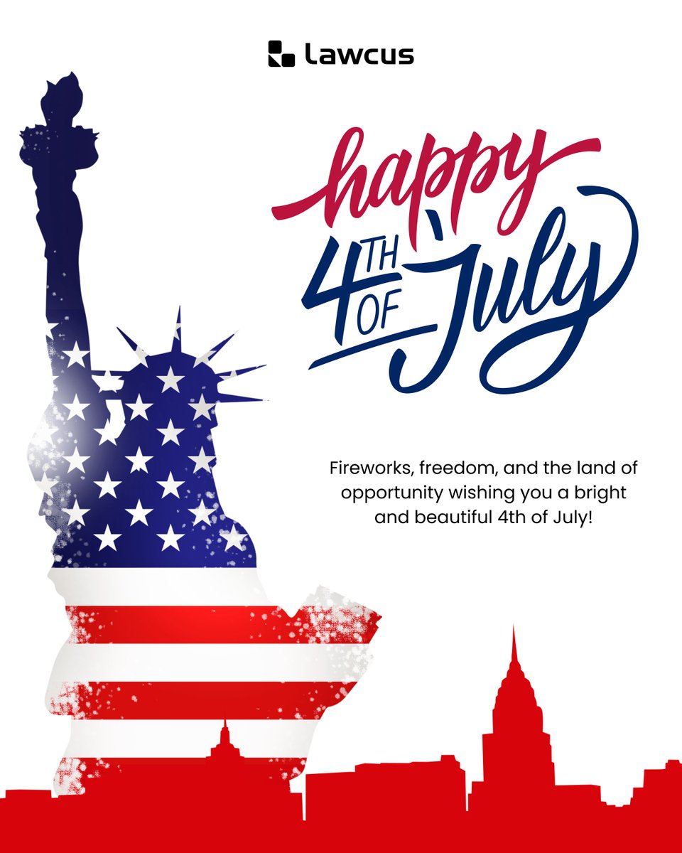 Today, we celebrate the spirit of freedom, unity, and resilience that defines the United States of America. Wishing everyone a day filled with pride, joy, and unforgettable moments with loved ones. #IndependenceDay #4thofJuly #FreedomCelebration