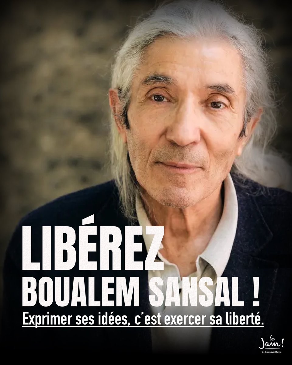 LLezard54636's tweet image. 🚨‼️Boualem Sansal exclu de la grâce présidentielle ! 🚨‼️
L'aplaventrisme ne fonctionne pas !!!
Bande de nuls ! 🛑 STOP 🛑
Vous nous faites honte !
Boualem on t'❤️ !
#LiberezBoualemSansal
@jnbarrot @BrunoRetailleau @EmmanuelMacron