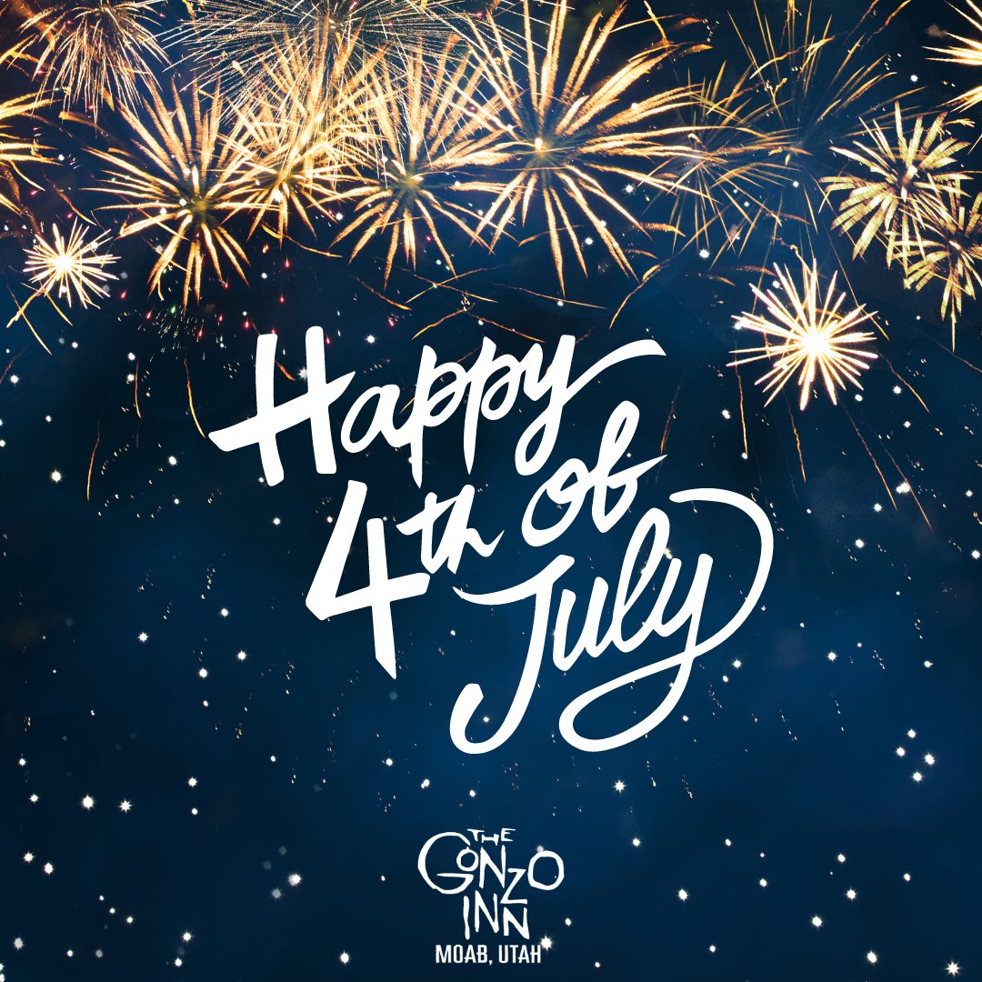 gonzoinn's tweet photo. Happy 4th of July from The Gonzo Inn! 🎆🇺🇸 
Today, we honor the spirit of unity, liberty, and those who sacrificed for our freedom. Have a safe and joyful celebration! 🌟 #4thOfJuly #IndependenceDay #GonzoInn 🦎 https://t.co/T7mzbzMahw
