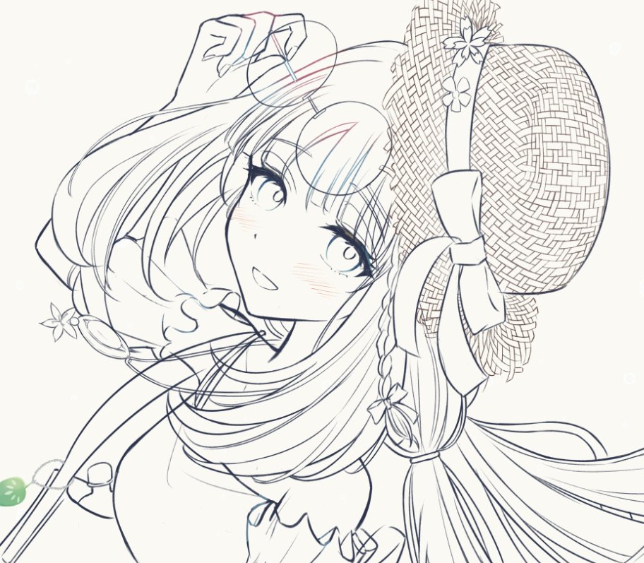 Sugarless_il's tweet image. ラフから結構直した気がする