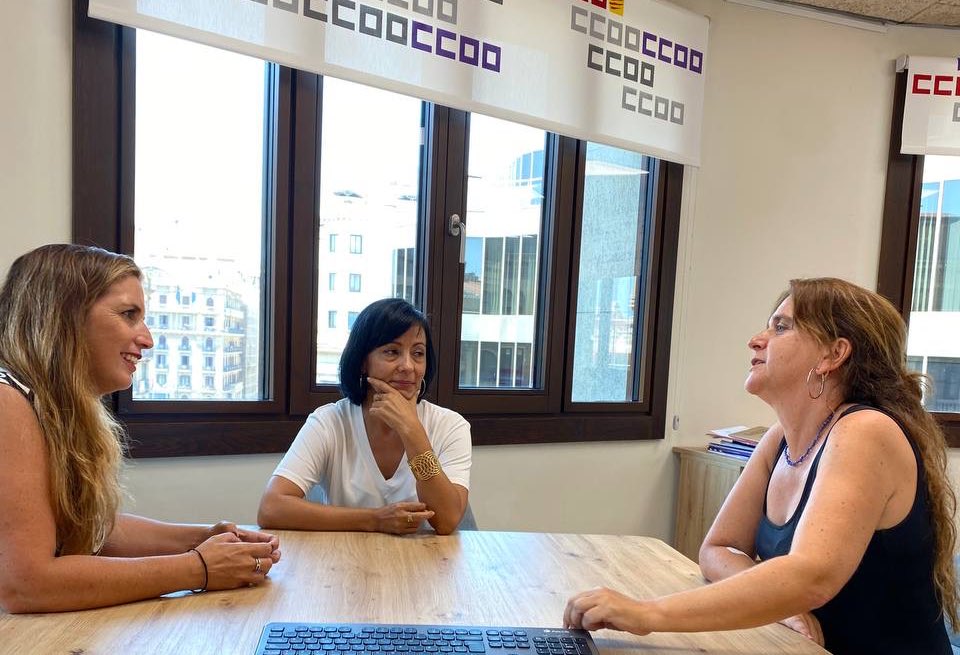 GemmaTarafa's tweet image. Trobada amb la companya @belenlopezCCOO de @ccoocatalunya. Compartim lluites i complicitats. La defensa dels drets laborals i socials és la brúixola que ens guia. Juntes arribarem més lluny.