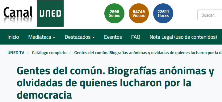 Pues ya está aquí la segunda temporada de podcasts de la serie "Gentes del común", esta vez vinculada al proyecto "La raíz rota. Historias de vidas quebradas por la Guerra Civil y el  franquismo", de <a href="/SE_MemoDemo/">Secretaría de Estado de Memoria Democrática</a> 👇