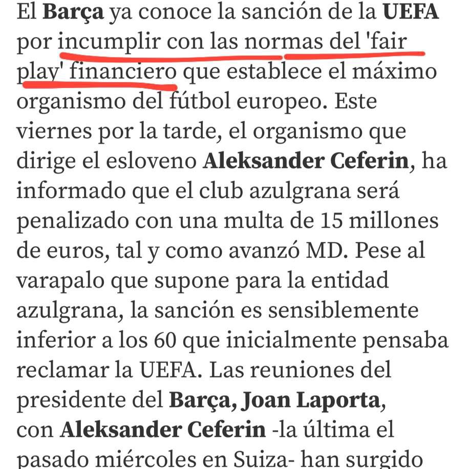 Hemos palmado 15 MILLONES POR MALA GESTIÓN.
🤡Esperando la intervención de <a href="/XSalaimartin/">Xavier Sala-i-Martin</a> en un despacho de la OAB en la próxima asamblea para explicarlo
🤡El vídeo de <a href="/jotajordi13/">🏴󠁧󠁢󠁥󠁮󠁧󠁿Jota Jordi🏴󠁧󠁢󠁥󠁮󠁧󠁿</a> y <a href="/10JoseAlvarez/">Jose Alvarez Haya</a> alabando Laporta
🤡La propaganda de la caverna de Telegram de <a href="/SergiAtienza_/">Sergi Atienza</a>