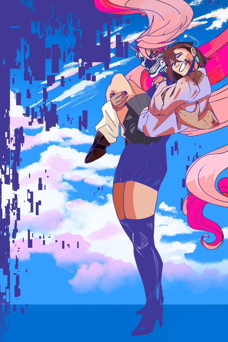 What if you were strong enough to hold Ayase Momo and for some reason wouldn't Immediately let go despite the danger fading 😳