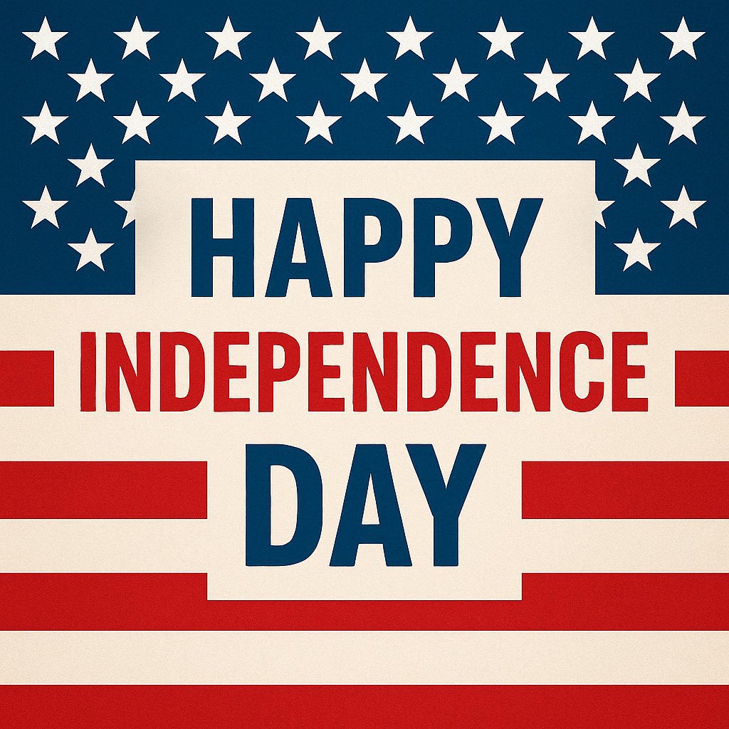 Happy independence day to my American friends  🇺🇸