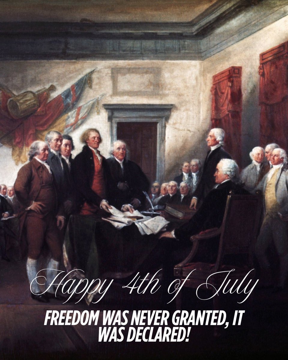 248 years ago, 56 Americans changed the world.

In 1776, they didn’t just defy a king—they flipped the script for all of human history: You govern because we allow it.

That truth still threatens authoritarians everywhere—from foreign regimes to unelected bureaucrats who think