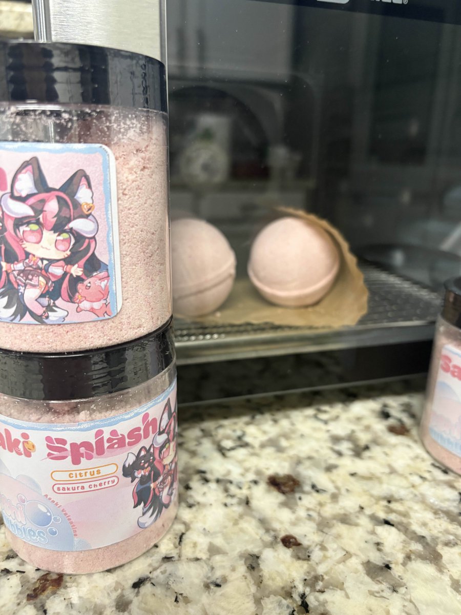 Oshi🫧Bubbles (@oshi_bubbles) on Twitter photo We working on orders for <a href="/asakifox/">♡ Asaki Valentine ♡ 🖤🌸🩷</a> that came in <3
Got some oshi bubbles in the dehydrator to dry out, loose salts packaged, and shower steamers packaged and ready as well 🧼🫧
Her scent is so good and I'm excited to ship these out!
🫧🫧 We working on orders for <a href="/asakifox/">♡ Asaki Valentine ♡ 🖤🌸🩷</a> that came in <3
Got some oshi bubbles in the dehydrator to dry out, loose salts packaged, and shower steamers packaged and ready as well 🧼🫧
Her scent is so good and I'm excited to ship these out!
🫧🫧