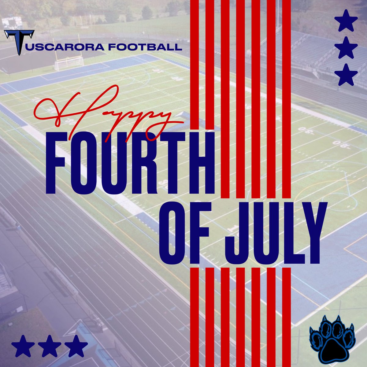 HAPPY 4TH OF JULY FROM HUSKIES FOOTBALL!