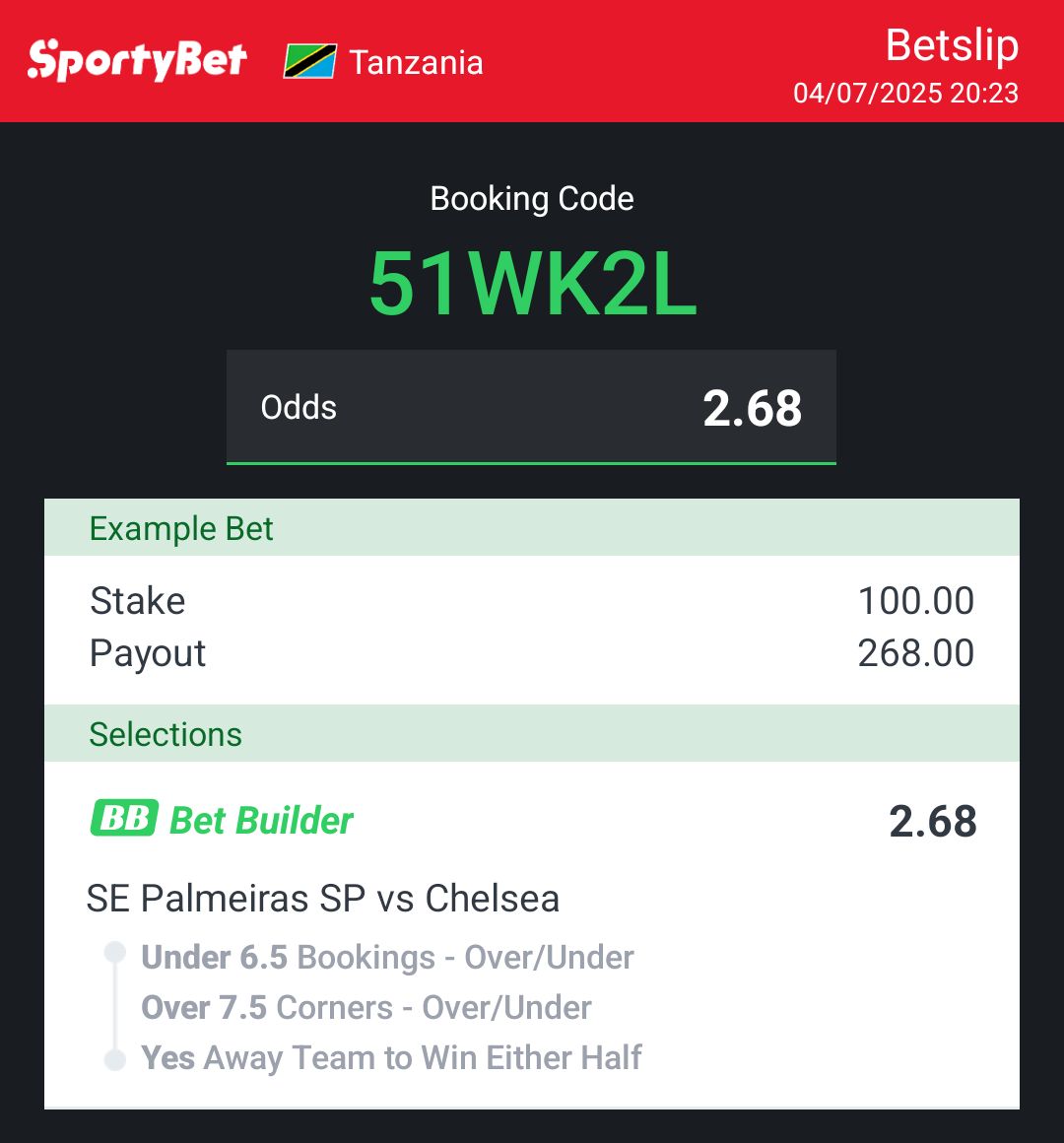 sportybet.com/tz/?shareCode=…

Weka pesa uamke na mzigo