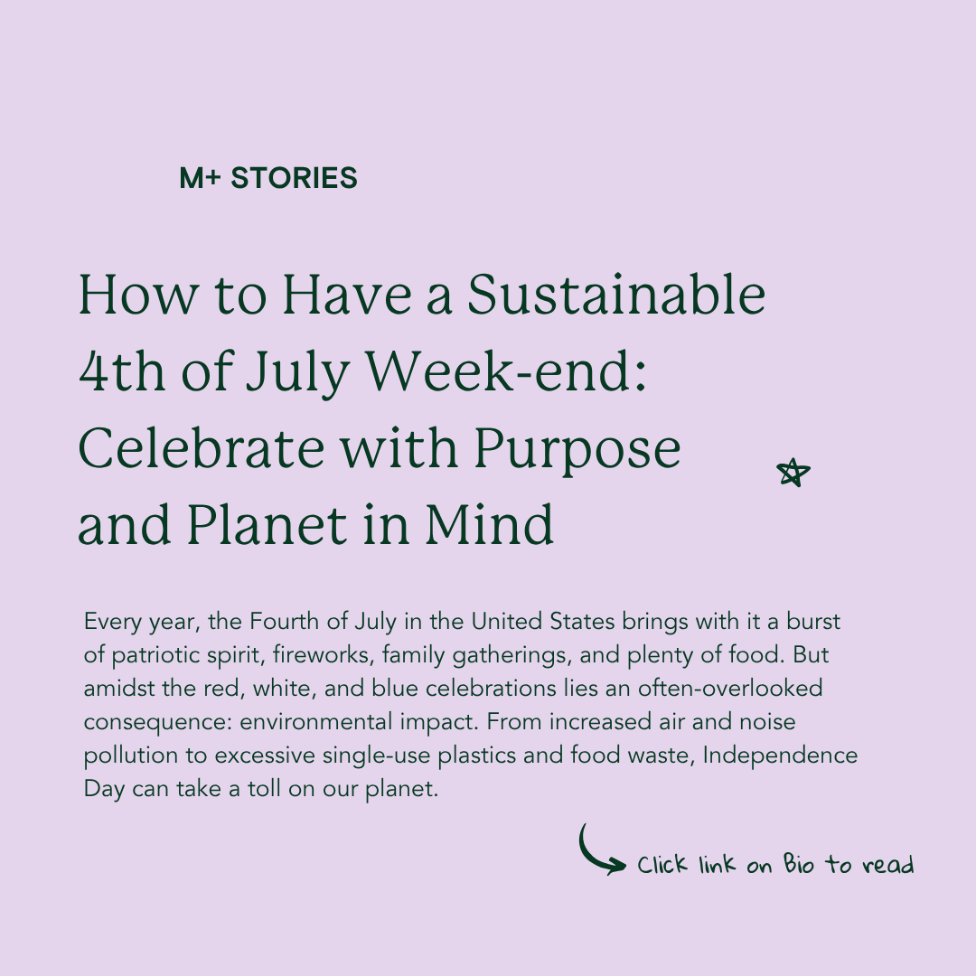 M+ Story | How to Have a Sustainable 4th of July Week-end: Celebrate with Purpose and Planet in Mind 😇 🌎 

miigle.com/story/how-to-h… 

#4thofJuly #IndependenceDay #Sustainability

Photo Credit: Poppy Martinez @Pexels