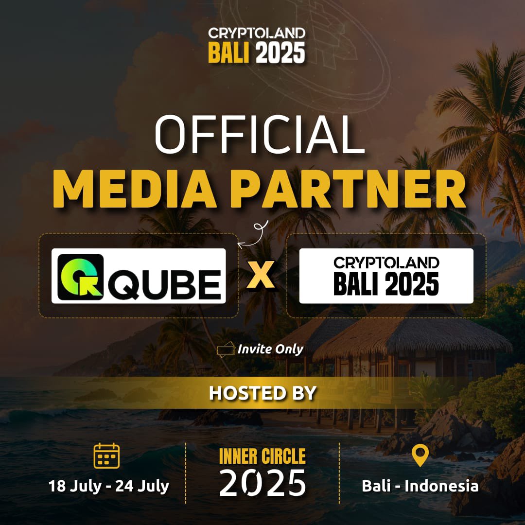 🚨 Introducing Our First Media Partner! 

We’re excited to announce  <a href="/QubeMarketing_/">Qube</a> as the first official media partner for Cryptoland Bali 2025! 🌴🔥

📍 Bali, Indonesia
🗓️ 18-24 July 2025
An exclusive crypto event designed for high-net-worth individuals and crypto enthusiasts.