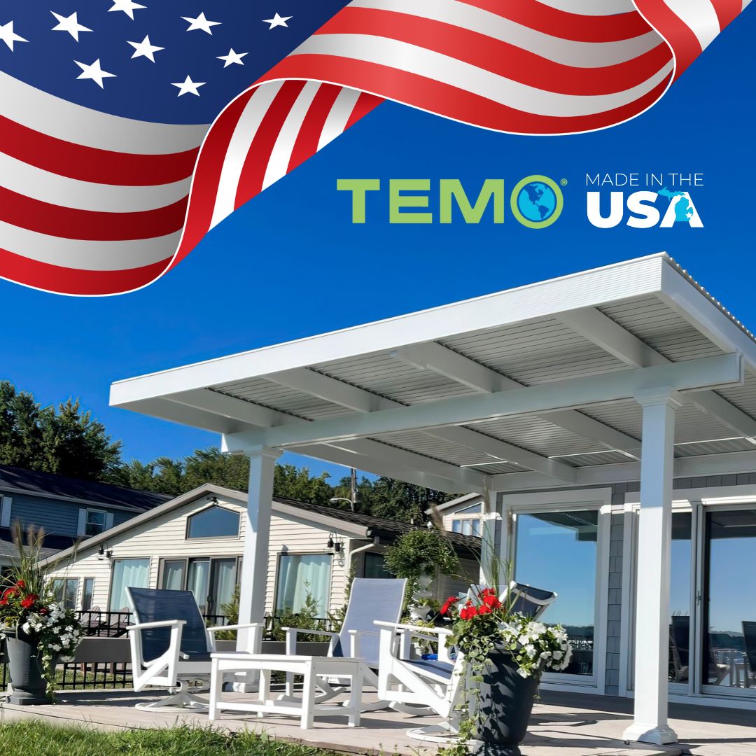 TEMOInc's tweet photo. Celebrate freedom and outdoor living with a patio cover that’s proudly built right here in America. Crafted and installed by W. A. Zimmer Company, IN -- a trusted TEMO dealer.
Discover American-made shade solutions at https://t.co/2Gay58CD5H

#FourthOfJuly #MadeInTheUSA https://t.co/Lde8oJgSlI