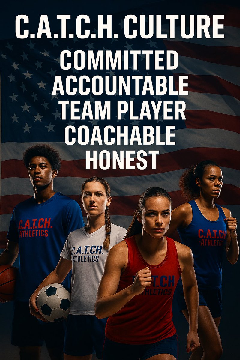 This 4th of July, we honor the freedom to chase greatness 🇺🇸
C.A.T.C.H. Athletes stay Committed, Accountable, Team Players, Coachable, and Honest—every rep, every day.
No excuses. No shortcuts. Just work. 💥
#CatchCulture #4thOfJuly #AthleteMindset #CATCHAthletics #NoShortcuts