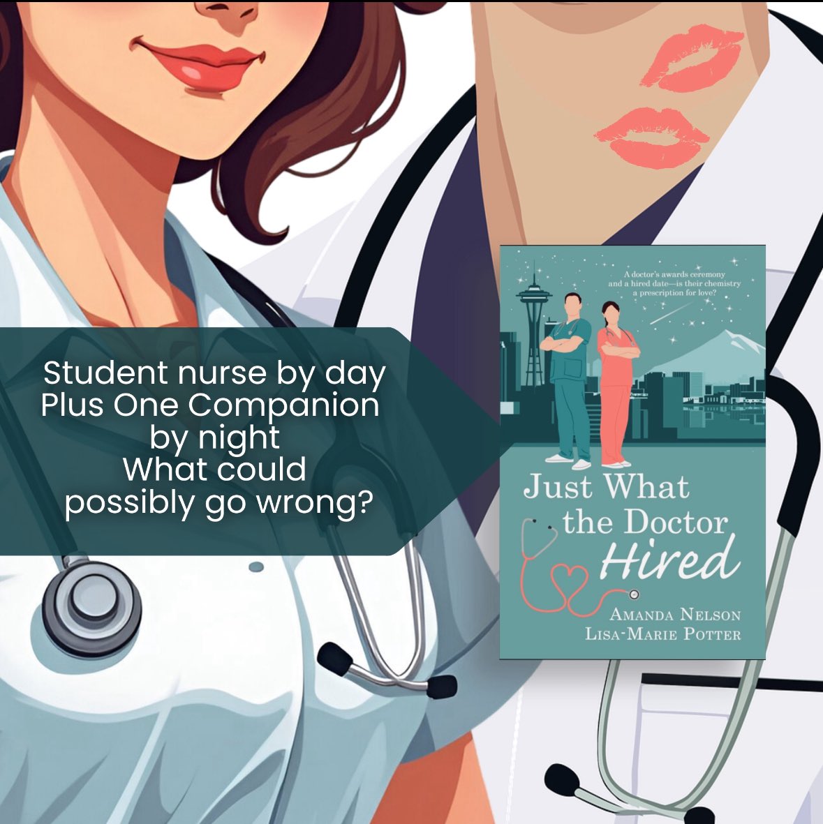 A. Nelson & L.M. Potter, award-winning authors (@anelsonlmpotter) on Twitter photo Five more days until you can receive your copy of Just What the Doctor Hired!
Only $5.99 on Kindle! Preorder yours now!
a.co/d/6wyHRdM
#JustWhattheDoctorHired #LynnPainter #BooksWorthReading #NelsonPotter #BookTwitter #sweetromance #cleanromance #LynnPainter Five more days until you can receive your copy of Just What the Doctor Hired!
Only $5.99 on Kindle! Preorder yours now!
a.co/d/6wyHRdM
#JustWhattheDoctorHired #LynnPainter #BooksWorthReading #NelsonPotter #BookTwitter #sweetromance #cleanromance #LynnPainter
