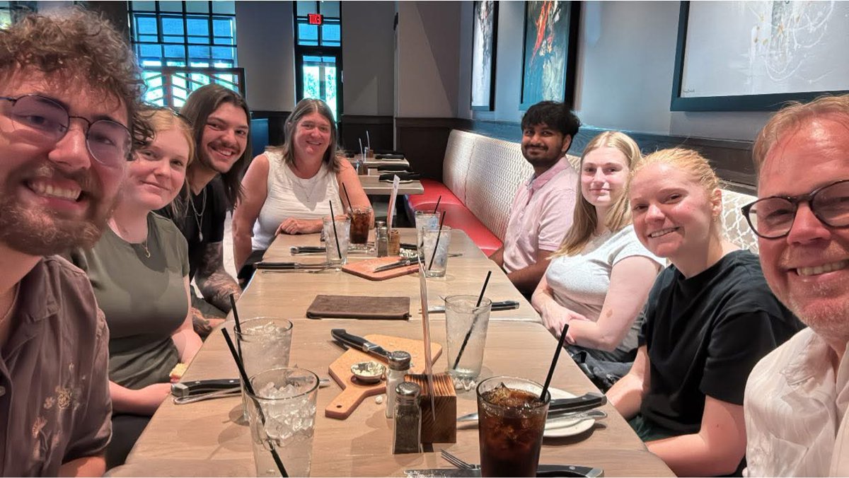 First time all eight of us have been able to be together.  The girls and their guys!!