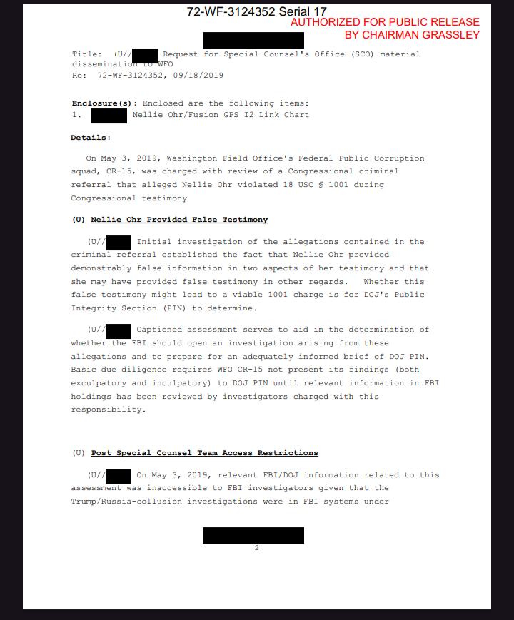 _UNITED_PATRIOT's tweet image. 🚨#BreakingNews 🚨
Newly Declassified FBI DOCs Proves Fusion GPS Contractor Nellie Ohr Lied to Congress about Contributions to Crossfire Hurricane #SpyGate
Despite providing false TESTIMONY in front of Congress, Nellie Ohr was never held accountable, (Until NOW) 👀
👇THREAD👇