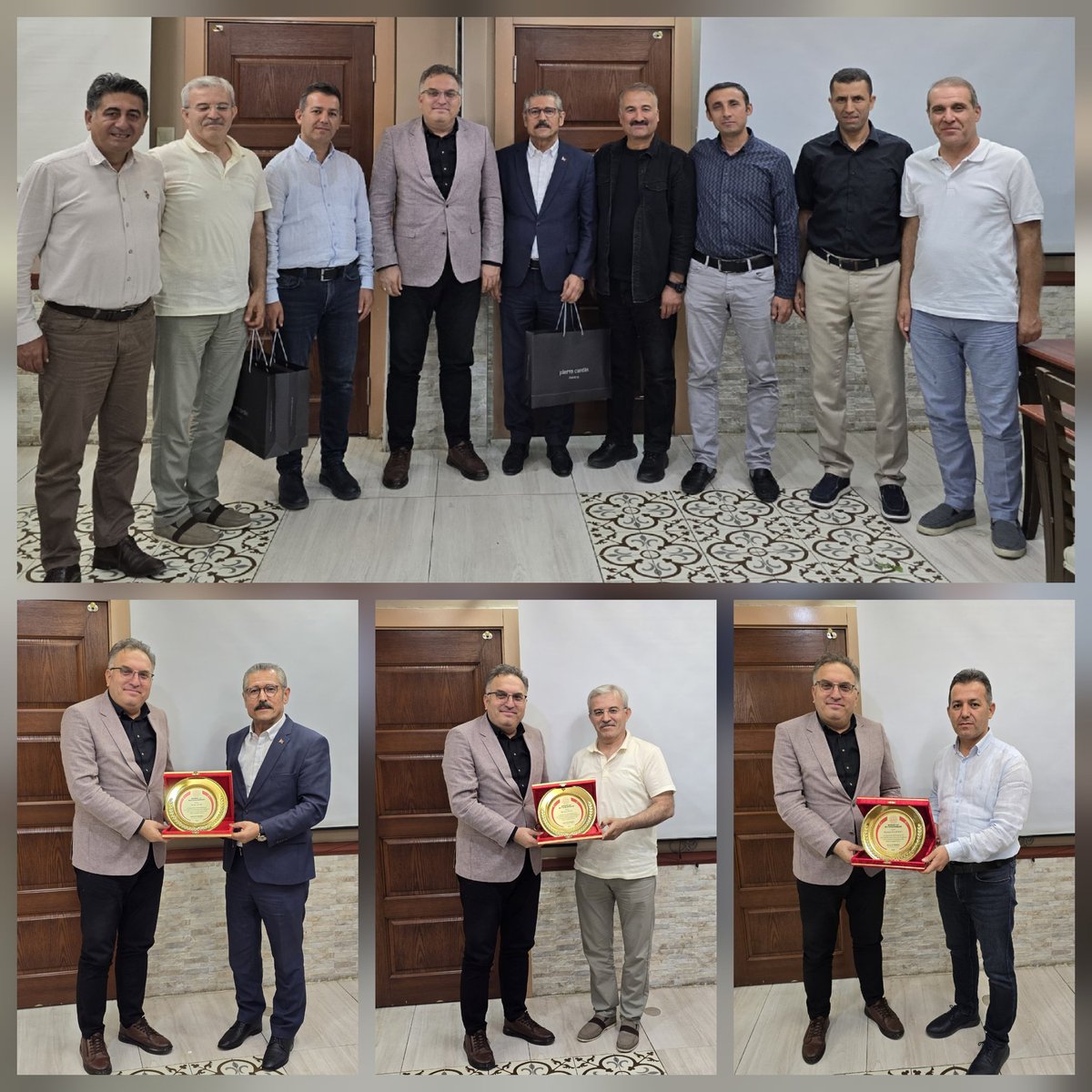 Şehitkamil İlçe Milli Eğitim Müdürlüğü olarak, değerli şube müdürlerimiz Yusuf ALÇIK, Mehmet ÜNAL ve Hüseyin DALKIRAN’ın tayinleri vesilesiyle düzenlenen veda programında duygusalar anlar yaşandı.

Müdürümüz Mehmet Ali TİRYAKİOĞLU, değerli müdürlerimize plaket ve hediye takdim