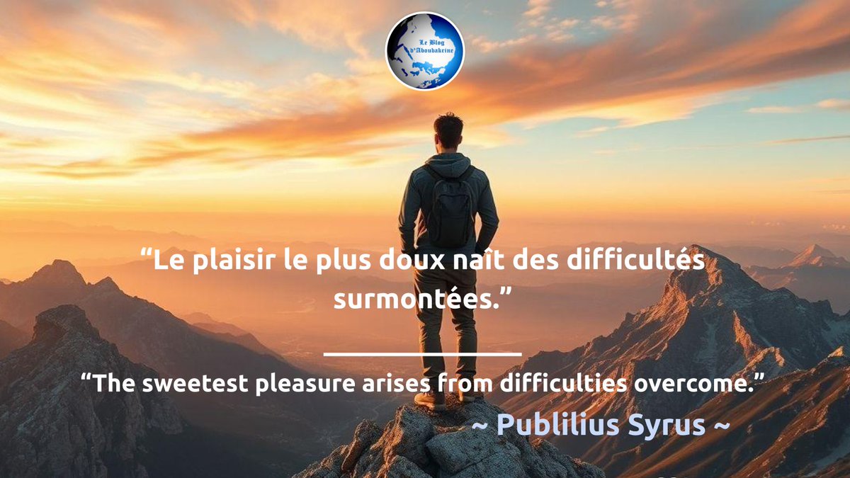 KanThread's tweet image. Les difficultés sont les étapes qui nous mènent à la réussite. Chaque obstacle vaincu nous rend plus forts et plus résilients. Alors, n&apos;ayez pas peur de vous lancer, de prendre des risques et de relever les défis. Vous serez surpris de la douceur du plaisir qui en dé...