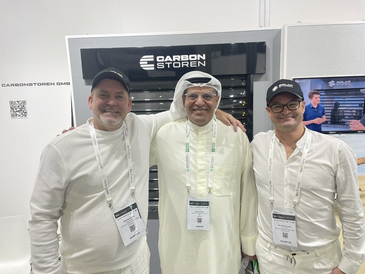 SCS_AG_Schweiz's tweet image. solar-carbonstoren.om
Messe Dubai Big5 Global Dezember 2024