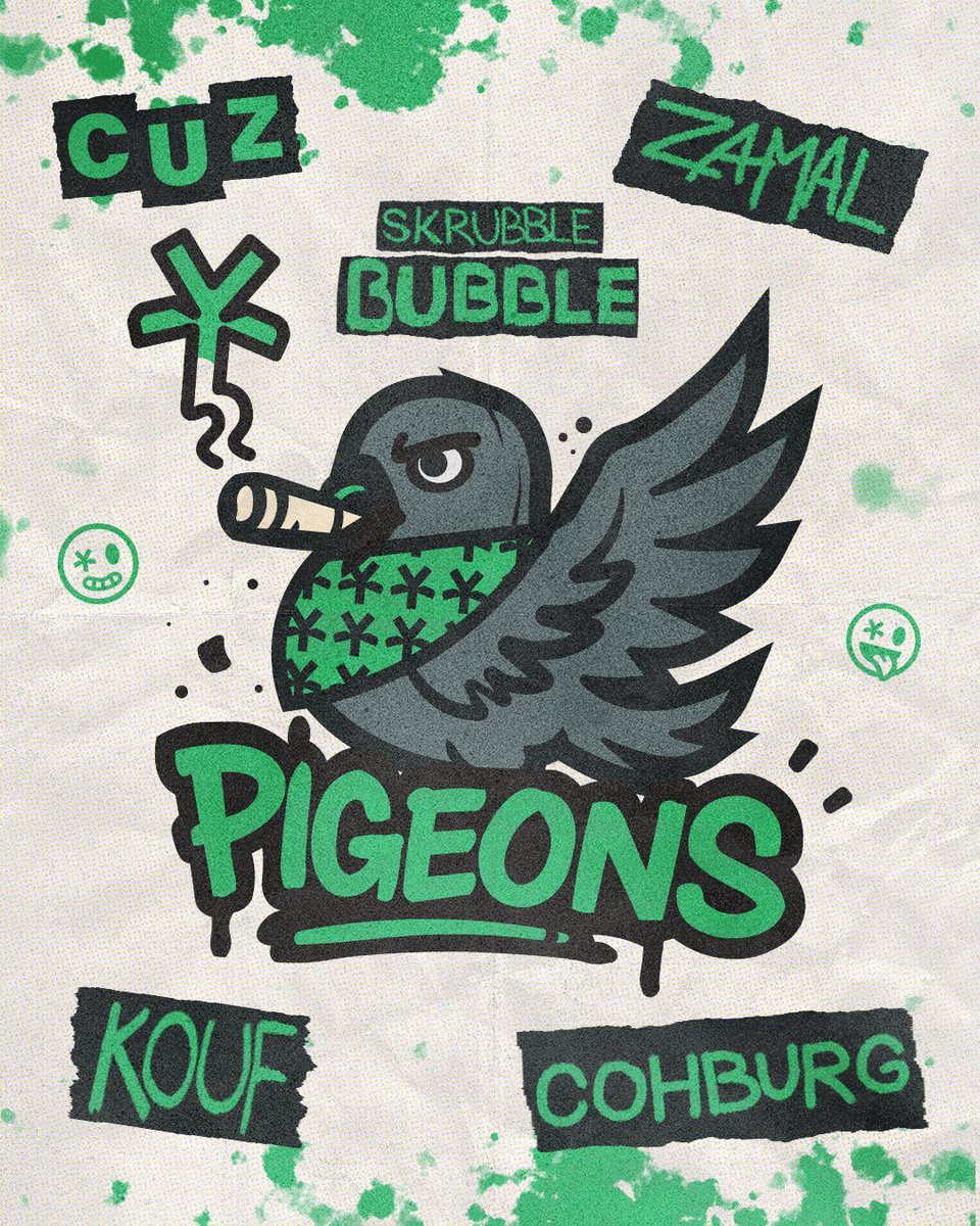 YFP Academy? Nah…. feeling like YFP Pigeons instead.

🐦‍⬛<a href="/cuzvlr/">cuz</a>
🐦‍⬛@_kouf
🐦‍⬛@lenx_val
🐦‍⬛@wamiezamie
🐦‍⬛<a href="/cohburg/">Cohburg</a>

#makePLAYS