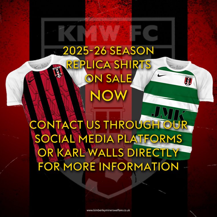 REPLICA SHIRTS ON SALE #Pitchero
kimberleyminerswelfarefc.co.uk/news/replica-s…