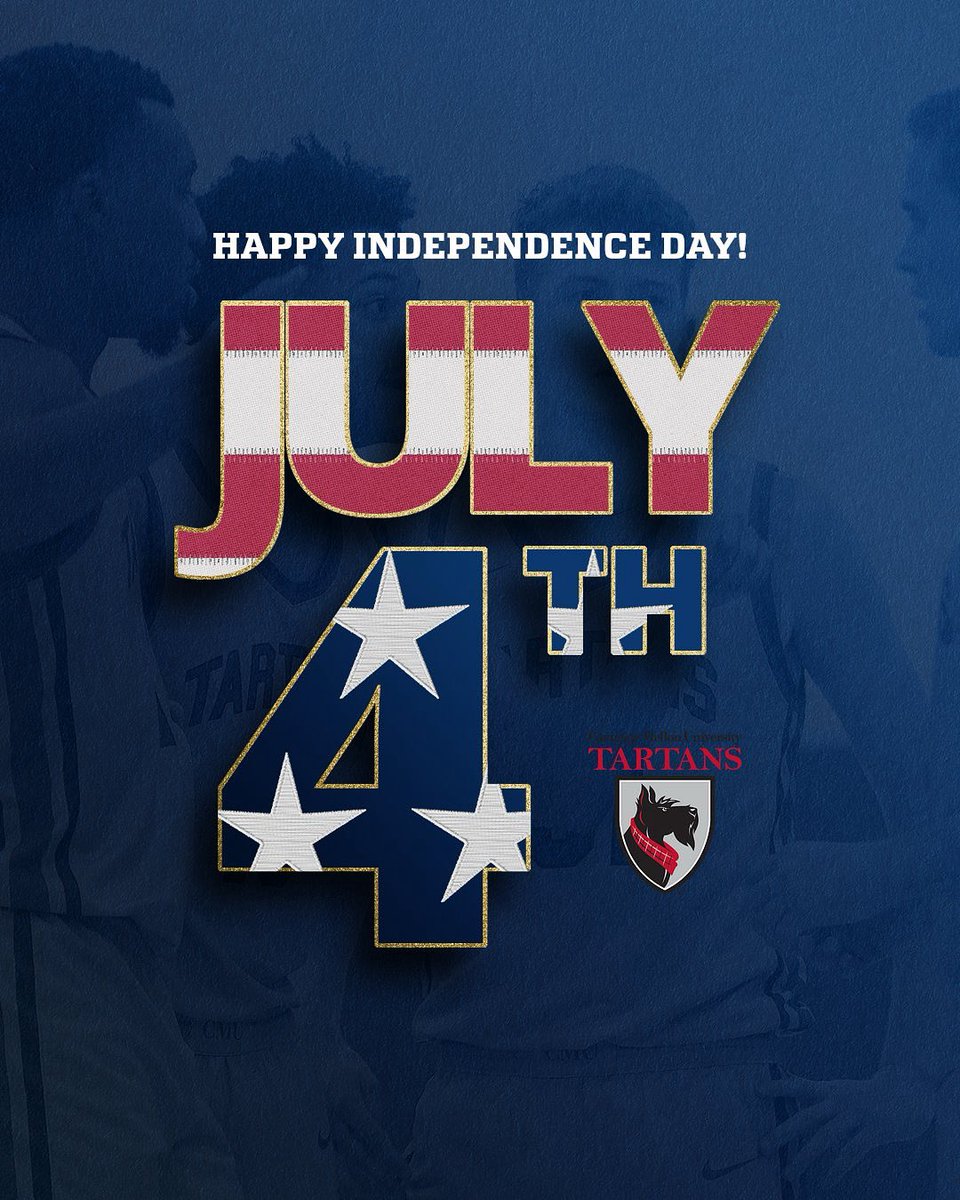 Wishing everyone a happy and safe 4th of July! #TartanProud 🏀🔴⚫️