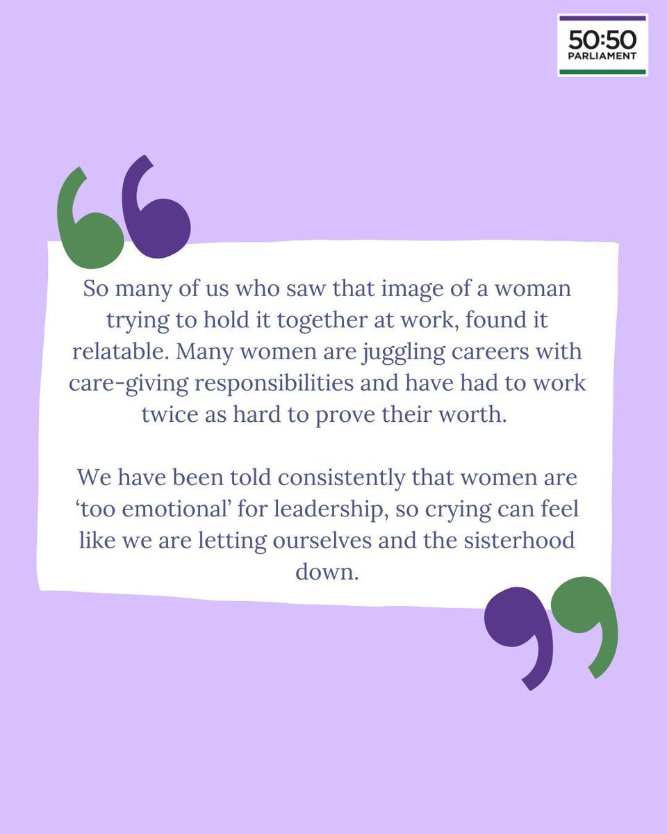 💬 “Tears don’t make you weak — they make you human”

Our CEO Lyanne Nicholl shares her take on the headlines surrounding Rachel Reeves during PMQs

Read here 👀 huffingtonpost.co.uk/entry/can-rach… 

#WomenInPolitics #RachelReeves #PMQs