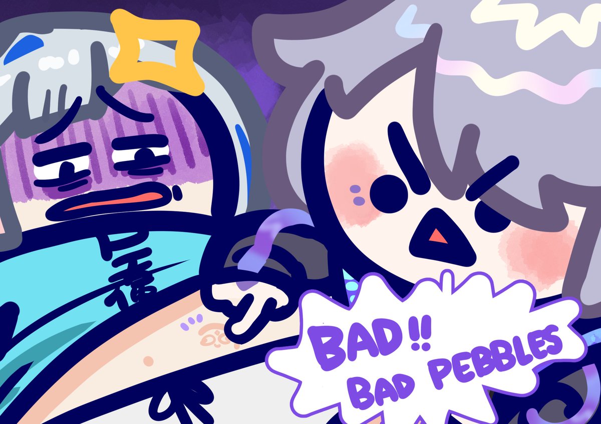 Day 186
BAD PEBBLES!!!

#bijouwled #かなたーと