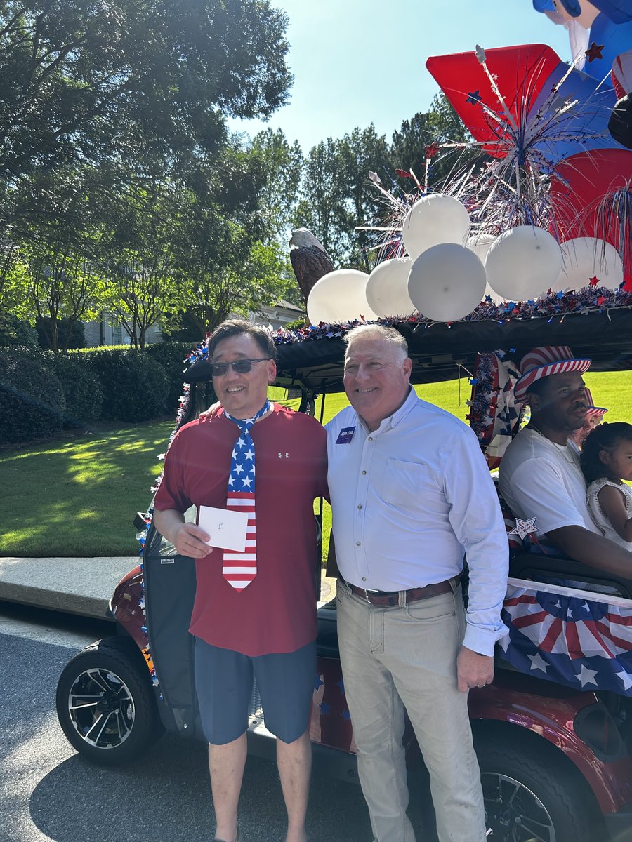 Commissioner John King (@johnkingga) on Twitter photo 📍 Scout Report: July 4th
Celebrating America at the St. Ives parade and with the <a href="/cobbgop/">Cobb County GOP</a>!
Georgians are ready to elect a new senator who’ll solve big problems, get things done, and put America First. 📍 Scout Report: July 4th
Celebrating America at the St. Ives parade and with the <a href="/cobbgop/">Cobb County GOP</a>!
Georgians are ready to elect a new senator who’ll solve big problems, get things done, and put America First.
