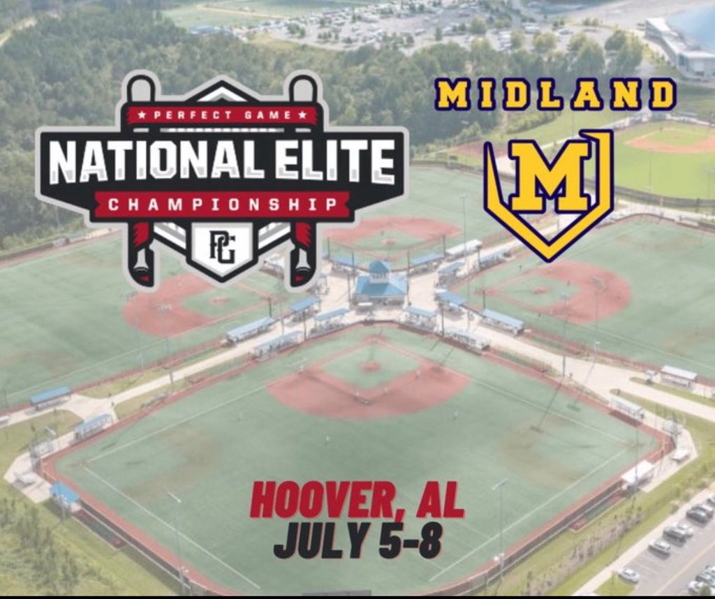 Evan (@evan_canode3) on Twitter photo Coming up: Perfect Game National Championship.
📍Hoover, AL
<a href="/MidlandAmer15U/">Midland American 15U</a>
<a href="/MidlandBasebal/">Midland Baseball</a>
<a href="/PG_Scouting/">Perfect Game Scout</a>
<a href="/PrepBaseballAR/">Prep Baseball Arkansas</a>
<a href="/bobbywernes/">Bobby Wernes</a>
<a href="/VanHornHogs/">Dave Van Horn</a>
<a href="/OsuVicRomero/">Victor Romero</a>
<a href="/joshhollidayosu/">Josh Holliday</a> Coming up: Perfect Game National Championship.
📍Hoover, AL
<a href="/MidlandAmer15U/">Midland American 15U</a>
<a href="/MidlandBasebal/">Midland Baseball</a>
<a href="/PG_Scouting/">Perfect Game Scout</a>
<a href="/PrepBaseballAR/">Prep Baseball Arkansas</a>
<a href="/bobbywernes/">Bobby Wernes</a>
<a href="/VanHornHogs/">Dave Van Horn</a>
<a href="/OsuVicRomero/">Victor Romero</a>
<a href="/joshhollidayosu/">Josh Holliday</a>