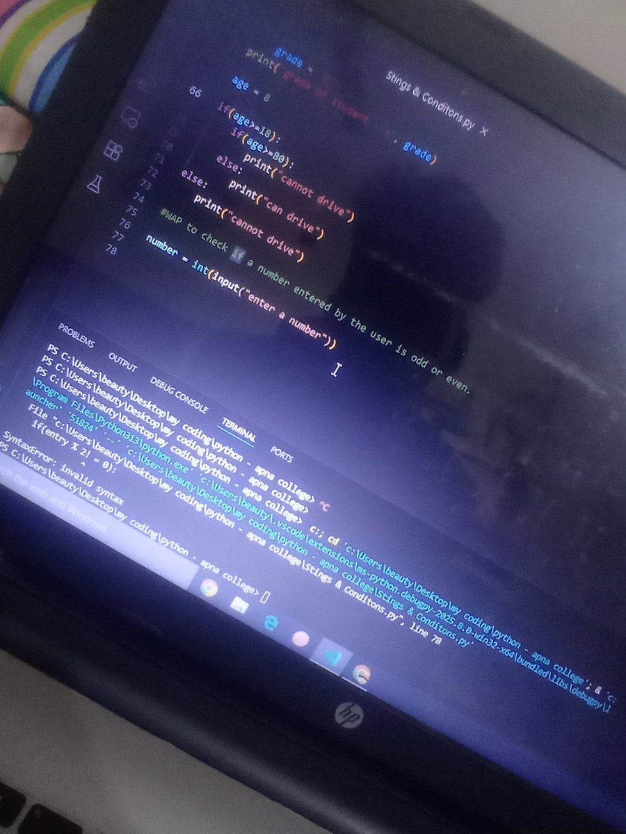 VishalGrows's tweet image. Learning python "manually" may not get me a 42 LPA job in 2025,

But it will surely put my thickhead brain to think critically.

What are you learning today?

#Python #pythonlearning #selflearn