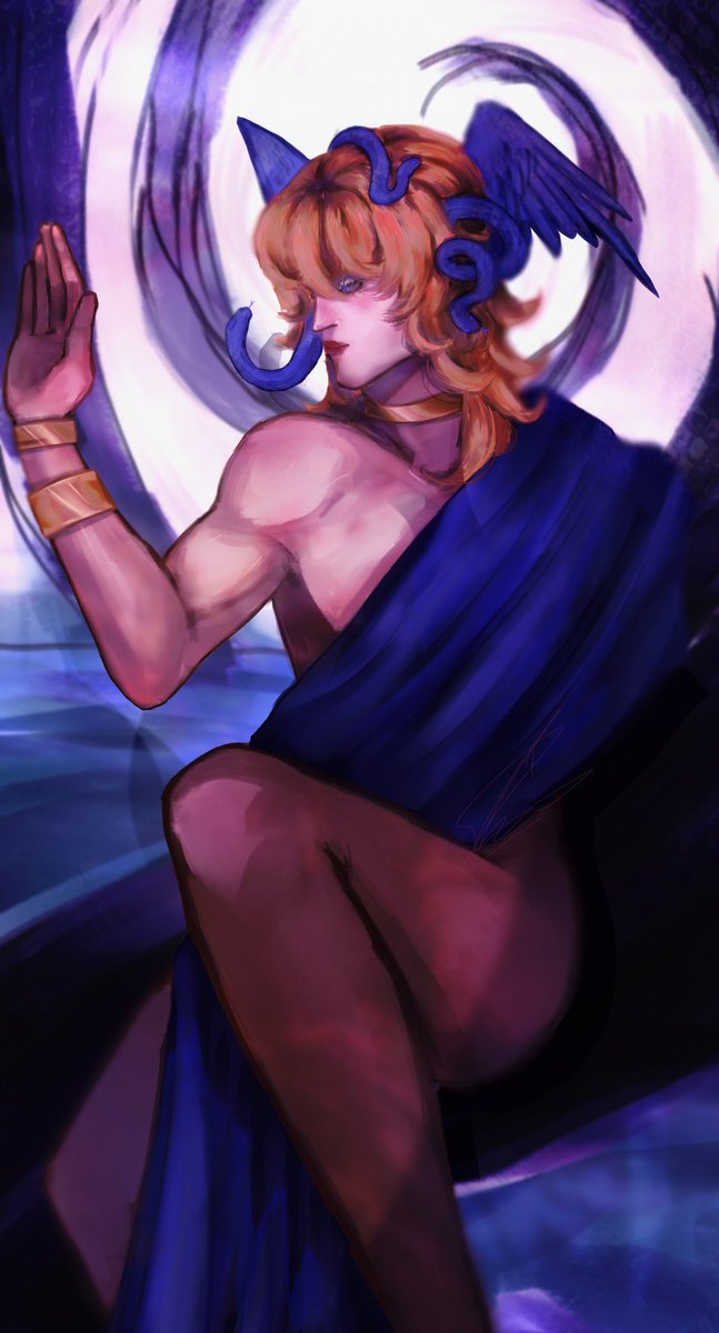 Delunnai_devil's tweet image. #Myos #art #angel