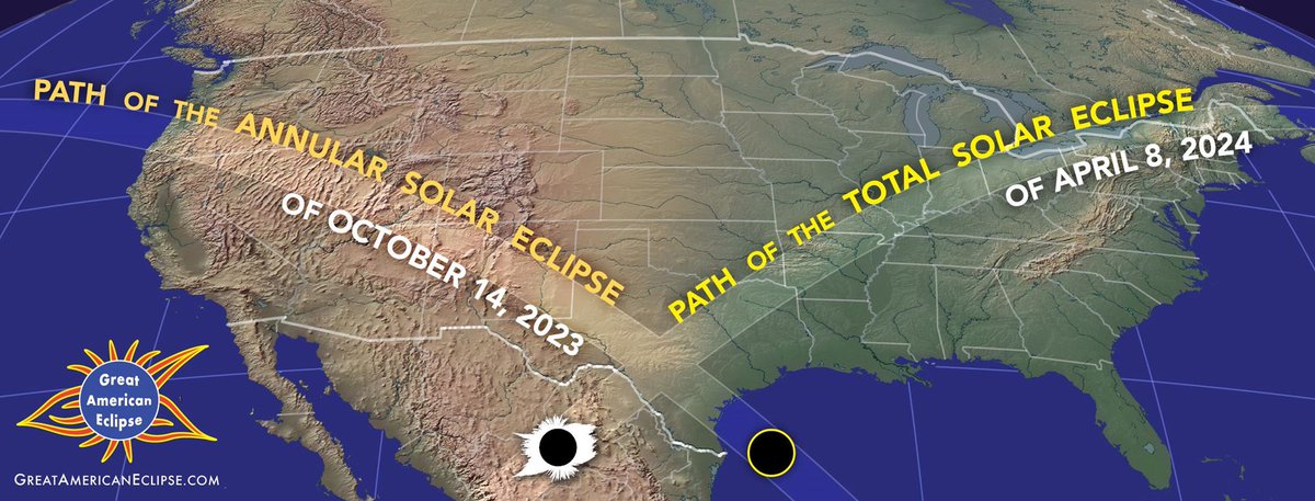 Robert Phoenix -- Eclipse Chaser (@astrophoenix9) on Twitter photo When both solar eclipses happened, Kerrville was the epicenter. When both solar eclipses happened, Kerrville was the epicenter.