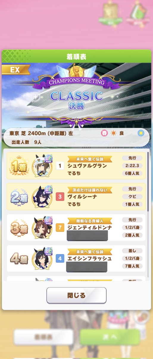 Deru_ti's tweet photo. 遅れましたが、チャンミCLASSIC勝利報告 https://t.co/Wg3Urfmy2J