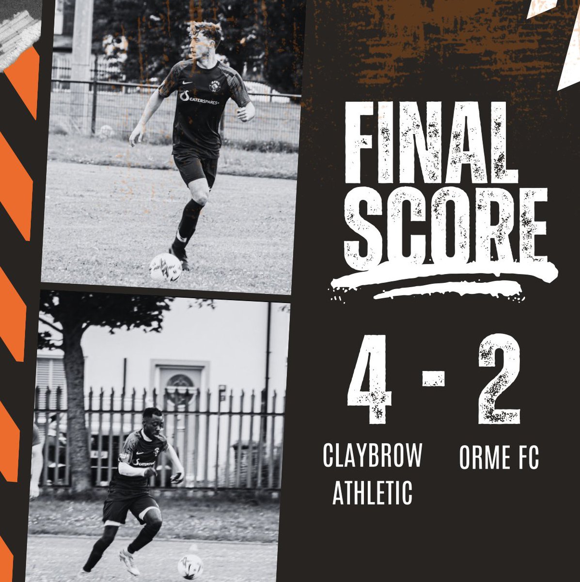 Orme FC (@fc_orme) on Twitter photo The lads returned to pre season last week against a very good <a href="/ClayBrowAth/">Clay Brow Athletic</a> side. Both teams had very good chances but the opposition managed to take the lead in last minutes of the game.
Good minutes in the tank and onto the next game 💪💪
⚽️ Jack Kirk
⚽️ Andres Salamanca The lads returned to pre season last week against a very good <a href="/ClayBrowAth/">Clay Brow Athletic</a> side. Both teams had very good chances but the opposition managed to take the lead in last minutes of the game.
Good minutes in the tank and onto the next game 💪💪
⚽️ Jack Kirk
⚽️ Andres Salamanca