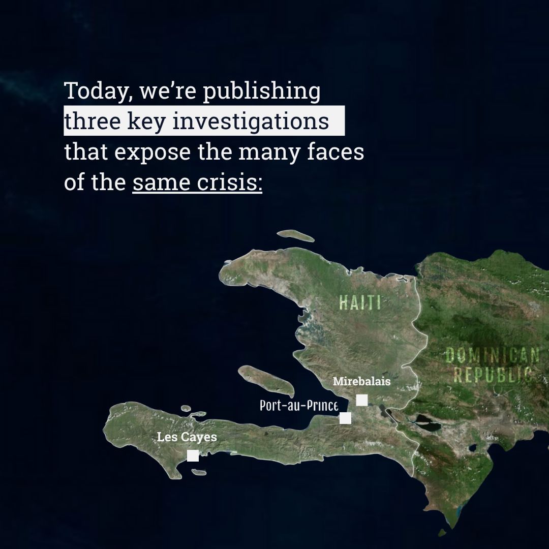 🆕 NEW INVESTIGATION — HAITI 🇭🇹

Today, Forbidden Stories publishes a series of investigations exposing the predators in power behind Haiti’s collapse. 

From murdered journalists and corrupt officials, to gang-led massacres and land grabs by powerful elites — we reveal how a