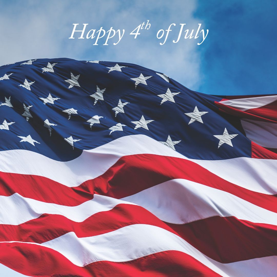 Happy 4th of July! Today, we celebrate our country through the remembrance of the Declaration of Independence, written in 1776!🇺🇸
