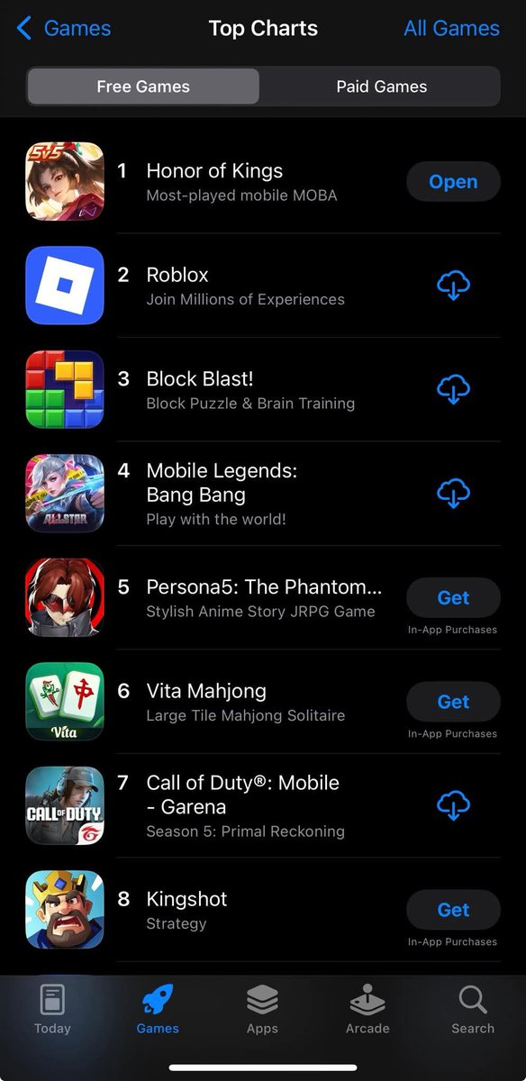 Selamat Honor of Kings capai peringkat 1 di PH