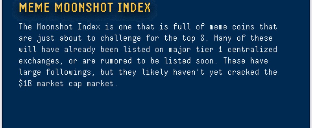 Calc (@calc_guy) on Twitter photo Which meme coins dominate the Moonshot Index?
The Moonshot Index is for coins that aren’t quite Titans yet but they’re gunning for it hard.
Listed on major CEXs, buzzing on the timeline, and building fast. Think WIF, BRETT, POPCAT coins with heat, not just hope.
They’re not Which meme coins dominate the Moonshot Index?
The Moonshot Index is for coins that aren’t quite Titans yet but they’re gunning for it hard.
Listed on major CEXs, buzzing on the timeline, and building fast. Think WIF, BRETT, POPCAT coins with heat, not just hope.
They’re not