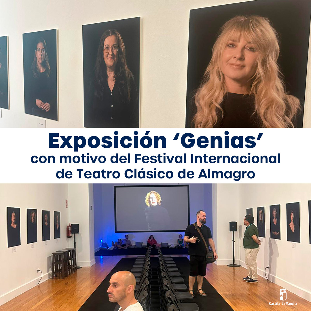 Gobierno de Castilla-La Mancha (@gobjccm) on Twitter photo 🎭 El <a href="/festivalalmagro/">Festival de Teatro Clásico de Almagro</a> promueve la escena y la visibilidad de las mujeres, con actividades paralelas como las exposiciones ‘Universo Morboria: 40 años en la escena y en la calle’ y ‘Genias’.
ℹ️ castillalamancha.es/node/404810 🎭 El <a href="/festivalalmagro/">Festival de Teatro Clásico de Almagro</a> promueve la escena y la visibilidad de las mujeres, con actividades paralelas como las exposiciones ‘Universo Morboria: 40 años en la escena y en la calle’ y ‘Genias’.
ℹ️ castillalamancha.es/node/404810