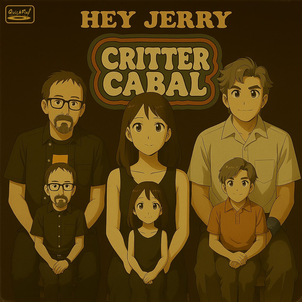 Out today on Quickfix Recordings!! HEY JERRY. Head over to <a href="/Bandcamp/">bandcamp</a> to listen to the whole thang (and an exclusive remix of I RECKON from <a href="/nearfarofficial/">Bradley Donahue</a>) Oh andd err, Happy 4th of July to those who celebrate!!!🎆🎇🧨

@crittercabal #quickfixrecordings #indiemusic #Newmusic