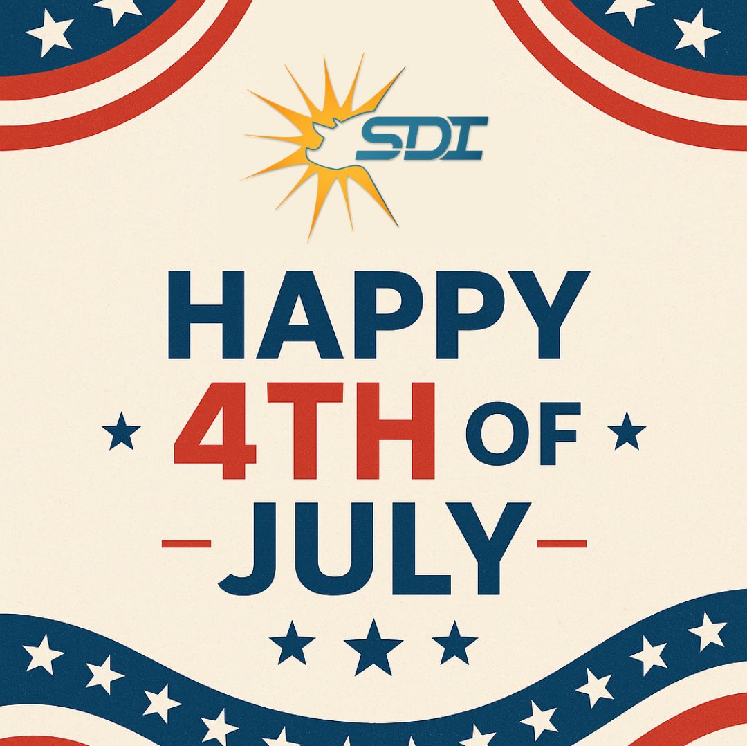 SDI wishes you a safe and happy 4th of July.
