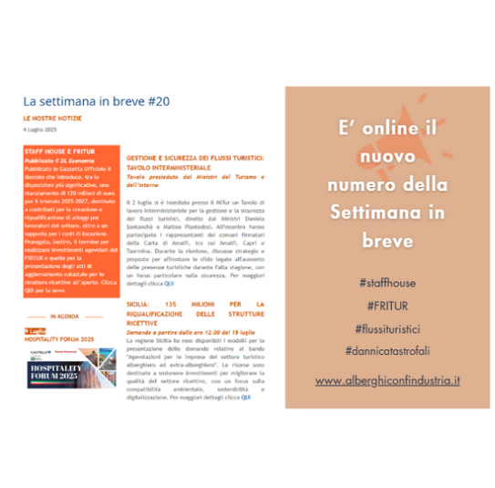E' online il nuovo numero della settimana in breve:
#assicurazionedannicatastrofali
#staffhouse
#fritur

Leggi la SIB al seguente link lnkd.in/dJEdAQjd