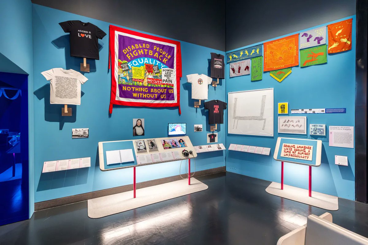 RachelHorne19's tweet image. Absolute joy of a show: Design & Disability @V_and_A Museum.
A superb exhibition focusing on how disabled ppl have taken the world around them & adapted it for their needs (ie self-tightening shoes).
Until 15 Feb
Free ticket - disabled visitors/companion
vam.ac.uk/exhibitions/de…