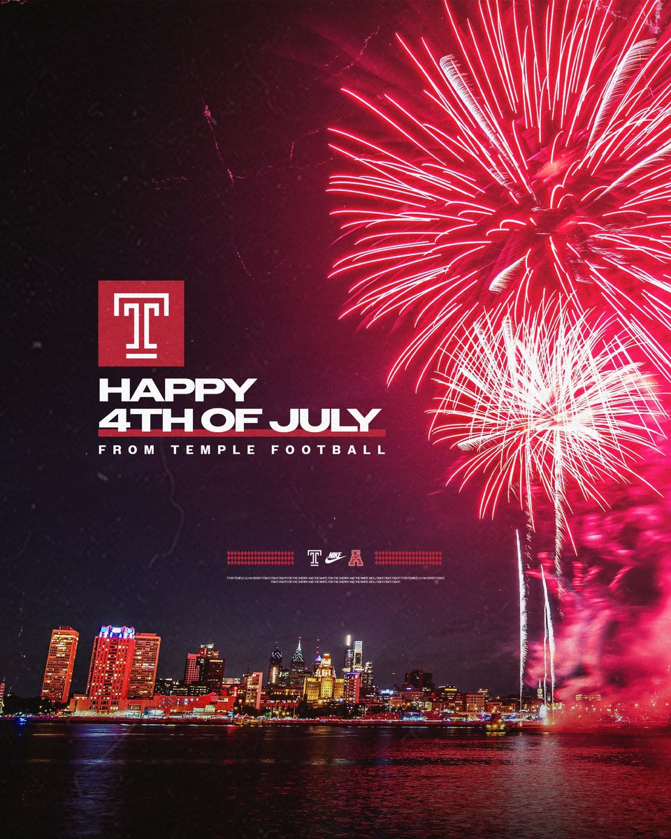 Hope you have a Happy &amp; Safe Independence Day! #TempleTUFF #FAMILY 🇺🇸🇺🇸🇺🇸