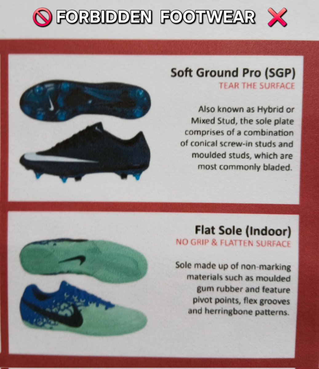 To protect our lovely new surface at The Lane please adhere to the appropriate footwear.

Strictly NO BLADES