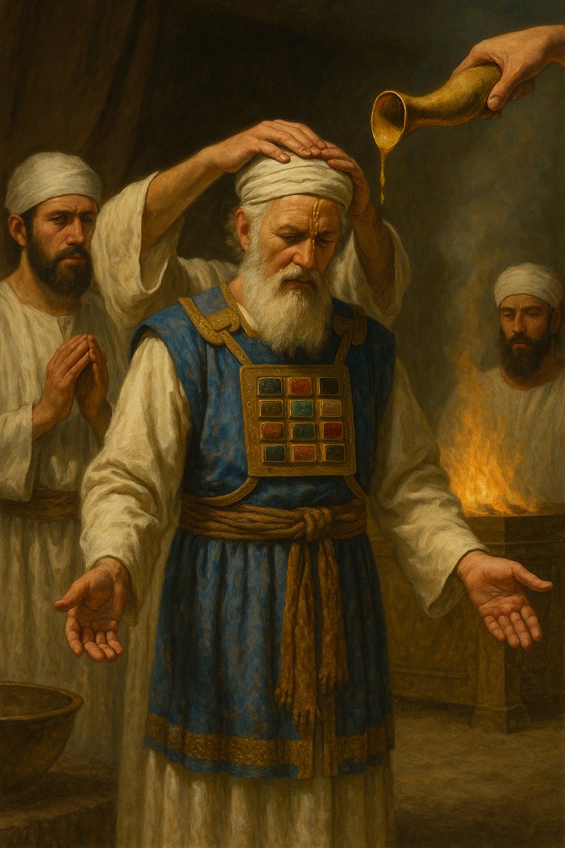 MisaelCastroSer's tweet image. 🕊️ “Esto es lo que les harás para consagrarlos como sacerdotes…” – Éxodo 29:1

Dios no llama sin preparar.
Consagrarse es más que un rito: es rendirlo todo para servir con pureza y propósito.
Lo santo comienza con un corazón entregado. ✨🔥
#Éxodo29 #Consagración #LlamadoDeDios