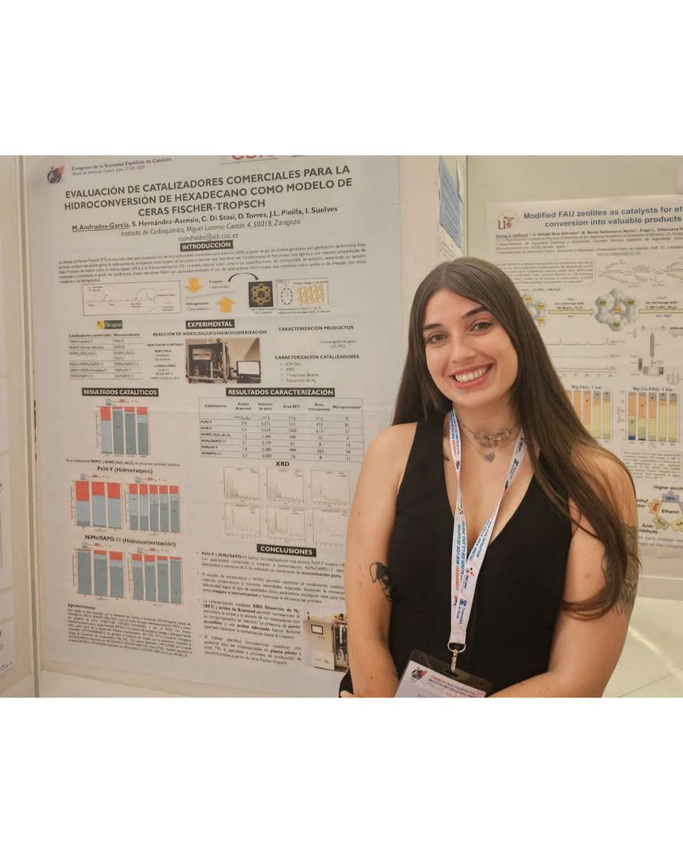 📌 "Nuevos Desafíos en Catálisis en la Era Digital" - Reunión Bienal de la Sociedad Española de Catálisis (#SECAT 2025)

👨‍🔬 👩‍🔬 Investigadoras/es del Grupo de Conversión de #Combustibles, el <a href="/GCNN_CSIC/">G-CNN. Group of carbon nanostructures</a> y el Grupo de Investigaciones Medioambientales
